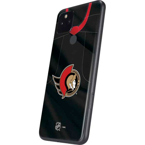 NHL Ottawa Senators Home Jersey Google Pixel 5a Skin