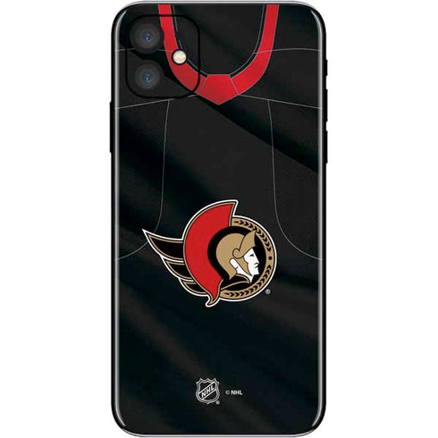 NHL Ottawa Senators Home Jersey iPhone 11 Skin