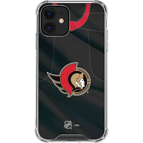 NHL Ottawa Senators Home Jersey iPhone 12 Mini Clear Case