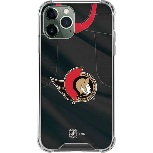 NHL Ottawa Senators Home Jersey iPhone 12 Pro Clear Case