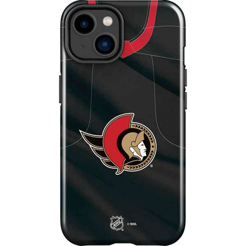 NHL Ottawa Senators Home Jersey iPhone 14 Plus Impact Case