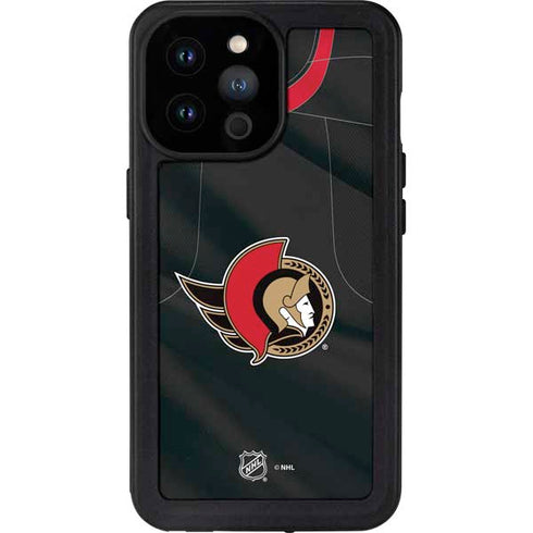 NHL Ottawa Senators Home Jersey iPhone 14 Pro Max Waterproof Case