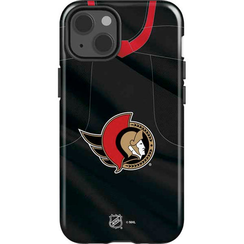 NHL Ottawa Senators Home Jersey iPhone 15 Plus Impact Case