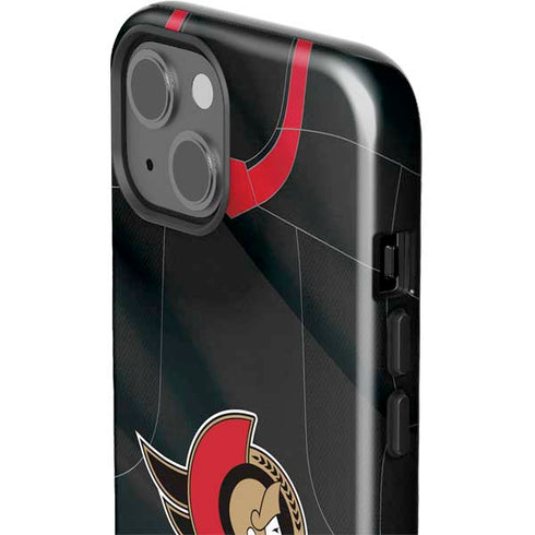NHL Ottawa Senators Home Jersey iPhone 15 Plus Impact Case