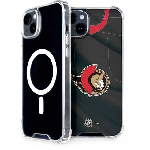 NHL Ottawa Senators Home Jersey iPhone 15 Plus MagSafe Case