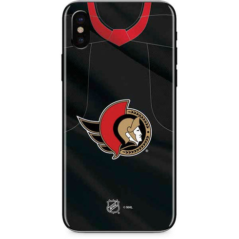 NHL Ottawa Senators Home Jersey iPhone X Skin