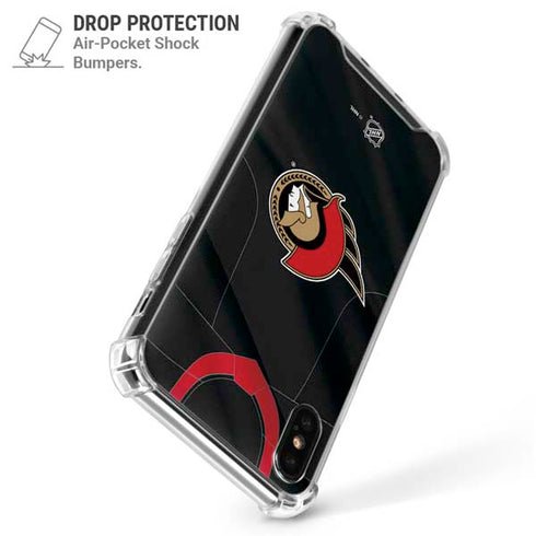 NHL Ottawa Senators Home Jersey iPhone X/XS Clear Case