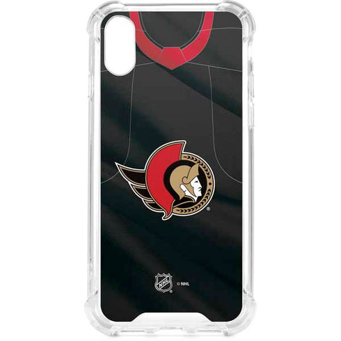 NHL Ottawa Senators Home Jersey iPhone XS Clear Case