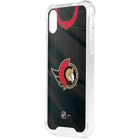 NHL Ottawa Senators Home Jersey iPhone XS Clear Case