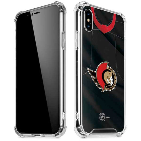NHL Ottawa Senators Home Jersey iPhone XS Max Clear Case
