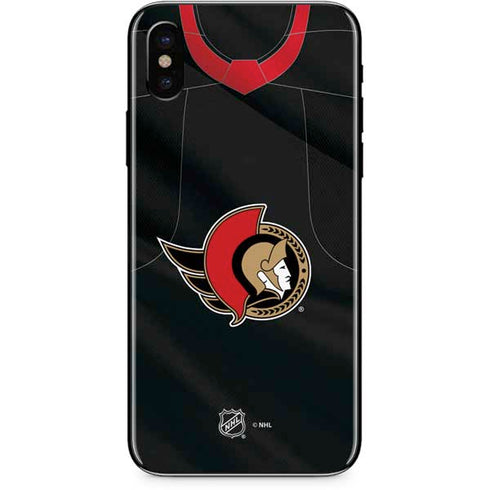 NHL Ottawa Senators Home Jersey iPhone XS Max Skin