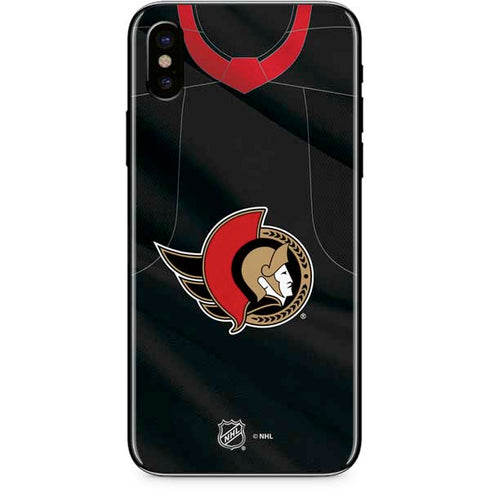 NHL Ottawa Senators Home Jersey iPhone XS Skin