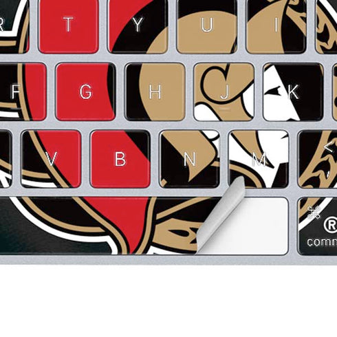 NHL Ottawa Senators Home Jersey Magic Keyboard Skin