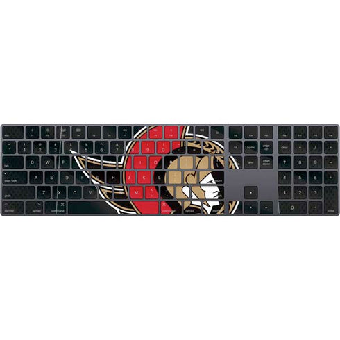 NHL Ottawa Senators Home Jersey Magic Keyboard with Numeric Keypad Skin