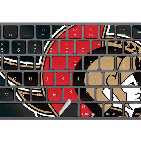 NHL Ottawa Senators Home Jersey Magic Keyboard with Numeric Keypad Skin