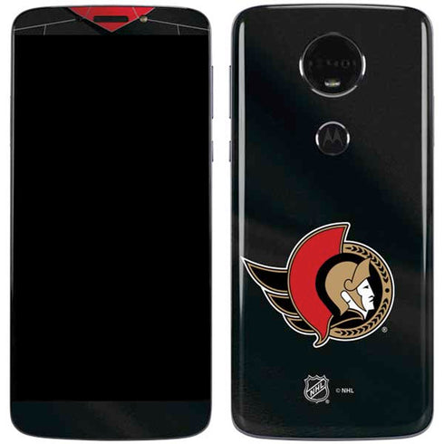 NHL Ottawa Senators Home Jersey Moto E5 Plus Skin