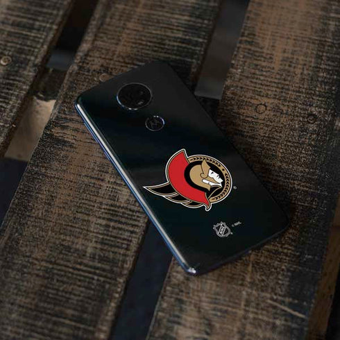 NHL Ottawa Senators Home Jersey Moto E5 Plus Skin