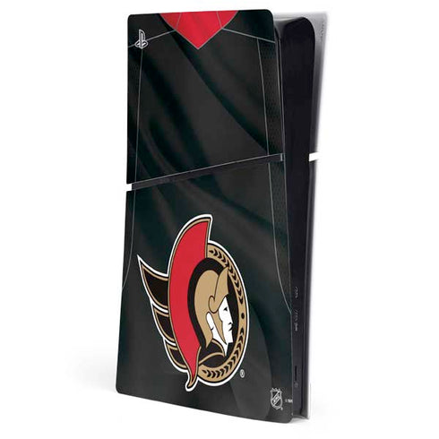 NHL Ottawa Senators Home Jersey PS5 Slim Digital Edition Console Skin