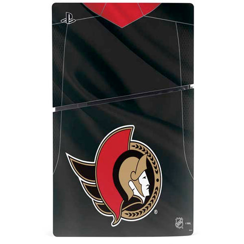 NHL Ottawa Senators Home Jersey PS5 Slim Digital Edition Console Skin
