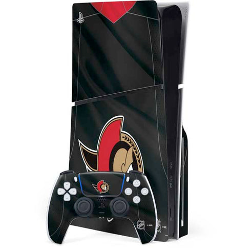 NHL Ottawa Senators Home Jersey PS5 Slim Disk Bundle Skin