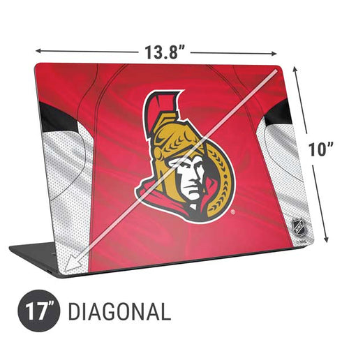 NHL Ottawa Senators Home Jersey Universal Laptop 17in (13.8 x 10in) Skin