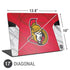 NHL Ottawa Senators Home Jersey Universal Laptop 17in (13.8 x 10in) Skin
