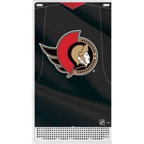 NHL Ottawa Senators Home Jersey Xbox Series S Console Skin