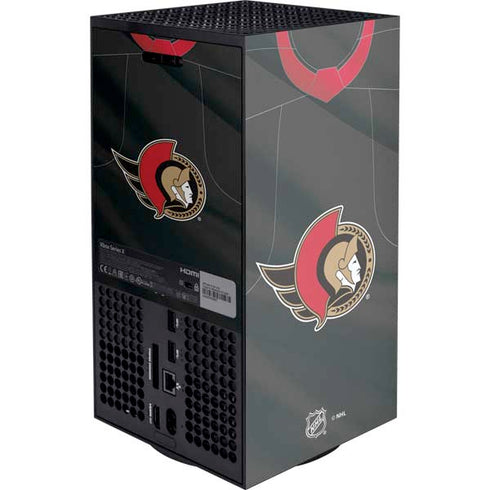NHL Ottawa Senators Home Jersey Xbox Series X Console Skin