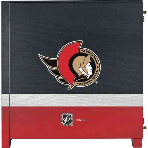 NHL Ottawa Senators Jersey Corsair 4000D Tempered Glass Mid-Tower ATX Case Skin