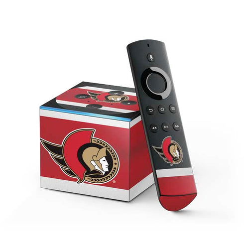 NHL Ottawa Senators Jersey Fire TV Cube Skin