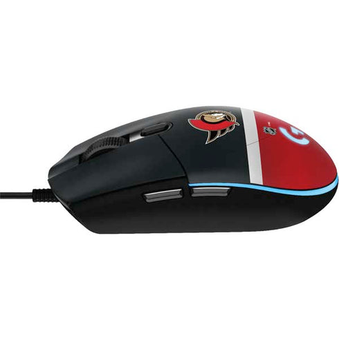 NHL Ottawa Senators Jersey G203 Prodigy RGB Wired Gaming Mouse Skin