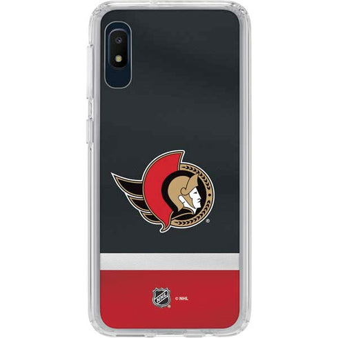 NHL Ottawa Senators Jersey Galaxy A10e Clear Case