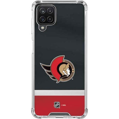 NHL Ottawa Senators Jersey Galaxy A12 Clear Case