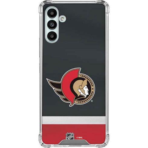 NHL Ottawa Senators Jersey Galaxy A13 5G Clear Case