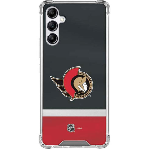 NHL Ottawa Senators Jersey Galaxy A15 5G Clear Case