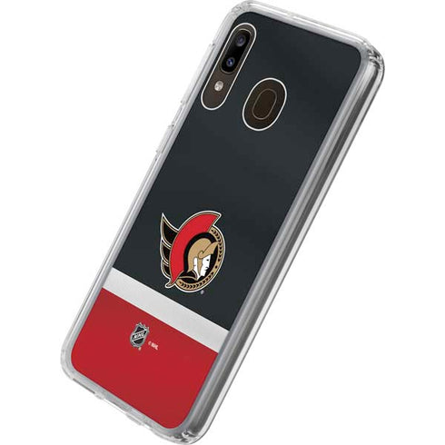 NHL Ottawa Senators Jersey Galaxy A20 Clear Case