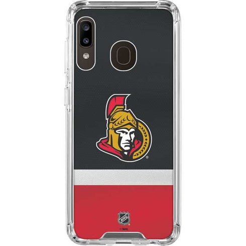 NHL Ottawa Senators Jersey Galaxy A30 Clear Case