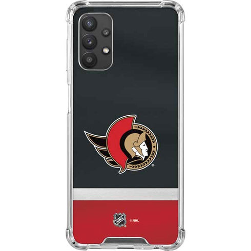 NHL Ottawa Senators Jersey Galaxy A32 5G Clear Case