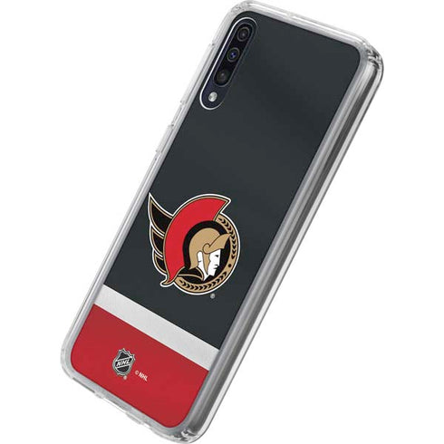 NHL Ottawa Senators Jersey Galaxy A50 Clear Case
