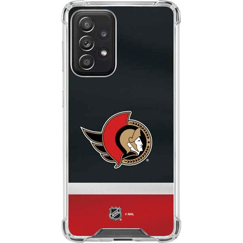 NHL Ottawa Senators Jersey Galaxy A52 5G Clear Case