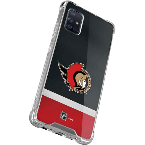 NHL Ottawa Senators Jersey Galaxy A71 5G Clear Case