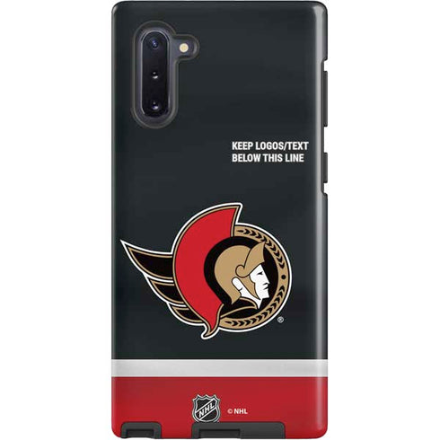 NHL Ottawa Senators Jersey Galaxy Note 10 Pro Case
