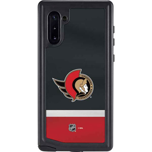 NHL Ottawa Senators Jersey Galaxy Note 10 Waterproof Case