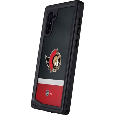 NHL Ottawa Senators Jersey Galaxy Note 10 Waterproof Case
