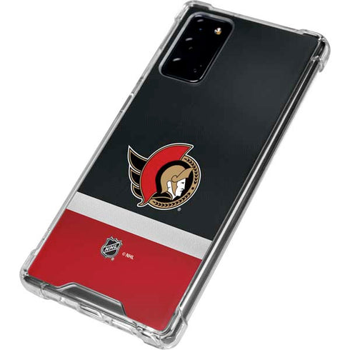 NHL Ottawa Senators Jersey Galaxy Note20 5G Clear Case