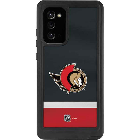 NHL Ottawa Senators Jersey Galaxy Note20 5G Waterproof Case