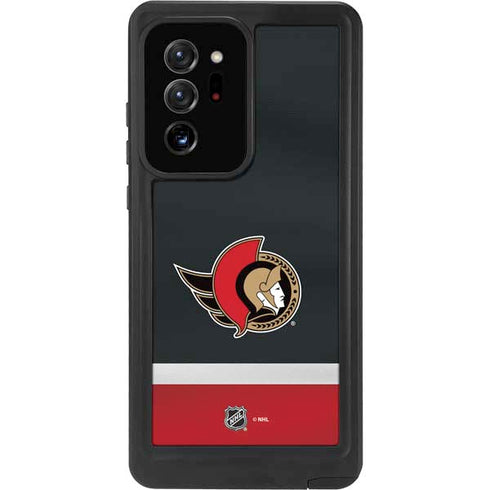 NHL Ottawa Senators Jersey Galaxy Note20 Ultra 5G Waterproof Case