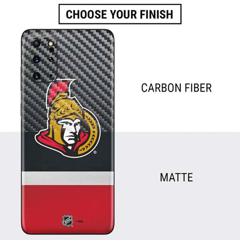 NHL Ottawa Senators Jersey Galaxy S20 Plus Skin