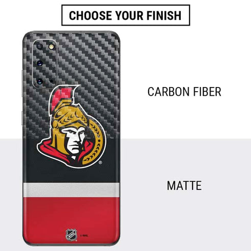 NHL Ottawa Senators Jersey Galaxy S20 Skin