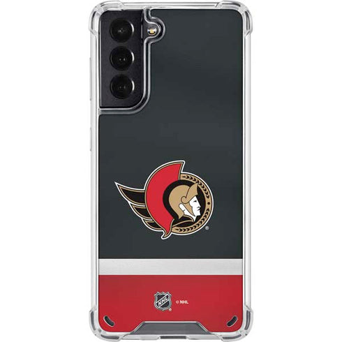 NHL Ottawa Senators Jersey Galaxy S21 5G Clear Case